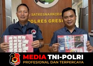 Satresnarkoba Polres Gresik Amankan 1.169 Pil Koplo Siap Edar
