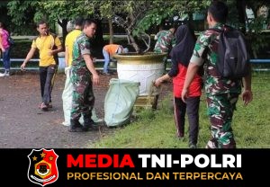 Jum’at Bersih menjadi momentum penting dalam memperkuat sinergi antara TNI, Polri, dan Pemerintah Daerah Kabupaten Lahat