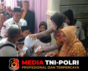 Kapolsek Megamendung Hadiri Santunan Anak Yatim Piatu, Tumbuhkan Kepedulian Bersama