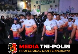Kapolda Lampung Bersama Ribuan Peserta Meriahkan Bank Lampung Run 2026, Apresiasi Gerakan Hidup Sehat
