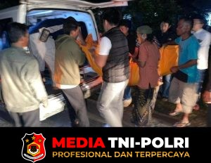Polsek Talang Padang Bersama Inafis Polres Tanggamus Tangani Penemuan Jenazah Warga di Kalibening
