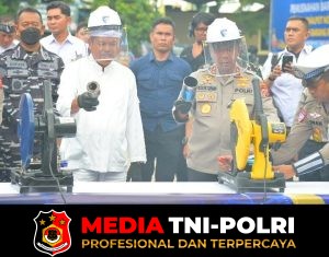 Polda Jabar Sita 4.500 Knalpot Bising Selama Ops Zebra Lodaya 2025