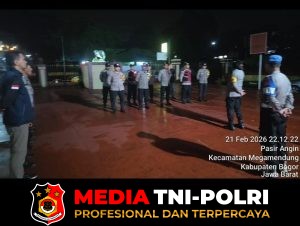 Polsek Megamendung Laksanakan KRYD Polsek Gabungan Wilayah Rayon lll (Selatan) 