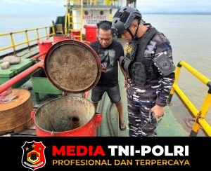 TNI AL Gagalkan Aksi Diduga Distribusi BBM Ilegal di Perairan Makassar