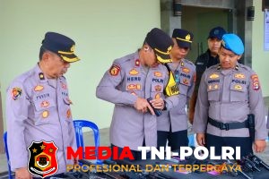 Polres Lampung Tengah Cek Senpi Dinas Personel, Pastikan Penggunaan Sesuai Prosedur