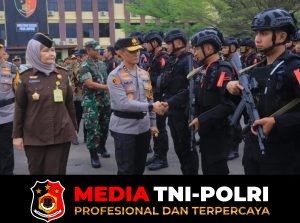 Kapolda Lampung Pimpin Apel Gelar Pasukan Operasi Ketupat 2026
