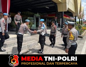 Divpropam Mabes Polri Cek Pos Pelayanan Rest Area KM 215 B Trans Tol Sumatera