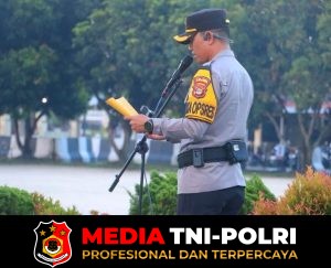 Polres Lampung Tengah Gelar Apel Pengamanan dan Patroli Skala Besar pada Malam Takbir Idul Fitri 1447 H