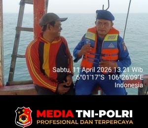 Polairud Polresta Tangerang Patroli di Perairan Pulau Cangkir, Pastikan Keamanan dan Tertib Dokumen Kapal