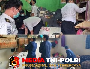 Lapas Sampit dan Kepolisian Gelar Penggeledahan Gabungan Sambut Hari Bhakti Pemasyarakatan ke-62