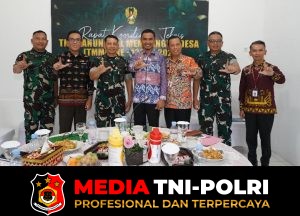 Danrem 043/Gatam Ikuti Rakornis TMMD - 128 TA. 2026 Bersama Waaster Kasad.