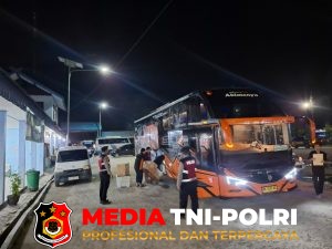 Patroli Harkamtibmas Sat Samapta Polres Kotim Sambangi Pos Kamling hingga Terminal