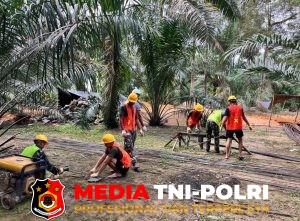 Perakitan Besi Berlanjut, Siap Untuk Pengecoran Tiang Pancang
