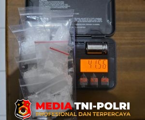 SatRes Narkoba Polres Kotim Amankan Pengedar Sabu di Sampit Dengan Barbuk 41,56g Gr