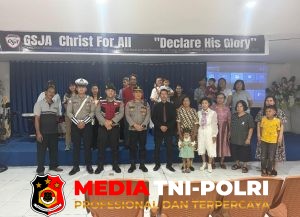 Polres Kotim Amankan Ibadah Paskah Umat Nasrani di Gereja CFA