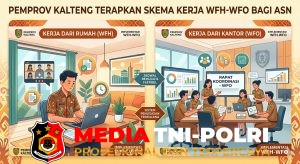 Pemprov Kalteng Terapkan Skema Kerja WFH-WFO bagi ASN