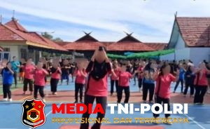 Tingkatkan Kesehatan dan Kebugaran Warga Binaan Lapas Sampit Gelar Senam Rutin