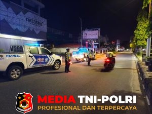 Cegah Balap Liar Satlantas Polres Kotim Tingkatkan Blue Light Patrol