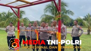 Wadanyon B Pelopor Pimpin Peresmian Obstacle “Talawang Pahalangan” di Mako Batalyon B Pelopor Sampit