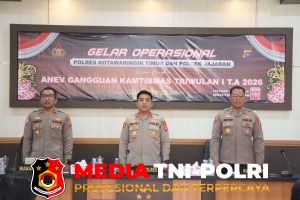 Polres Kotim Gelar GO TW I , Anev Gangguan Kamtibmas
