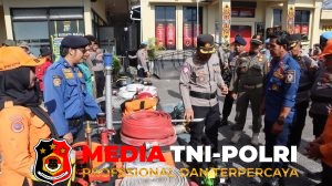 WakaPolres Kotim Pimpin Apel Gelar Pasukan Dan Sarpras Kesiapan Penanggulangan Bencana Alam Karhutla