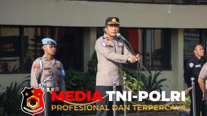 Wakapolres Kotim Beri Arahan Personel Saat Pimpin Apel Pagi