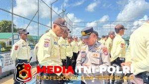 Satbinmas Polres Kotim Gemleng 47 Satpam PT Wilmar Group, Asah Kemam puan Lewat Drill Tongkat dan Borgol Polri