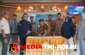 Lima Desa di Kecamatan Pulau Hanaut Tandatangani MOU 2026 Bersama PT RMU