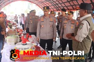 Wakapolda Kalteng Cek Kesiapan Personel dan Peralatan Karhutla di Polres Kotim