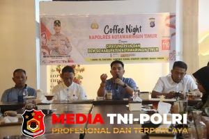 Polres Kotim Laksanakan Coffee Night Bersama Kelompok Cipayung Plus dan BEM se-Kabupaten Kotawaringin Timur