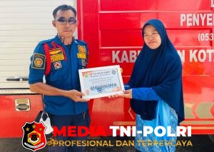 Puluhan Siswa TKIT Al-Islah Kunjungi Mako Damkarmat Kotim