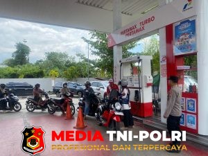 Pengecekan di SPBU wilayah Hukum Polsek Ketapang pasca adanya penyesuaian Harga BBM