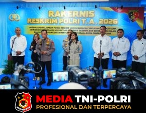Buka Rakernis Reskrim, Kapolri Instruksikan Ciptakan Rasa Aman dan Keadilan untuk Masyarakat