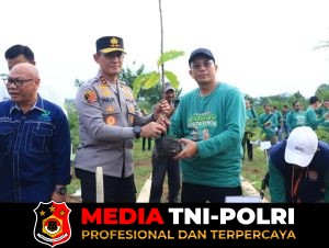 Kapolda Lampung Tanam Pohon Bareng Menteri PKP, REI Targetkan 1 Juta Pohon di Lampung