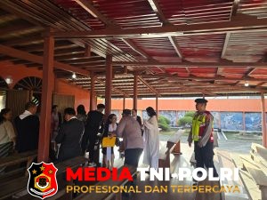 Polres Kotim Kawal Khidmat Ibadah Kenaikan Yesus Kristus 2026 di Gereja Maranatha Sampit