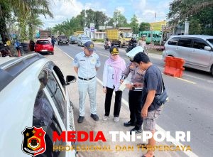 Satlantas Polres Kotim Gandeng Bapenda Gelar Razia Simpatik, Bayar Pajak Kini Bisa di Jalan