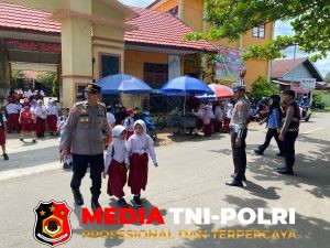 Polres Seruyan Gelar Patroli Objek Vital dan Pengaturan Lalin di Area Perbankan dan Sekolah