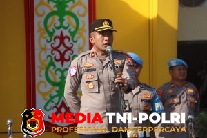 Waka Polres Kotim Pimpin Apel Jam Pimpinan, Berikan Beberapa Arahan Penting