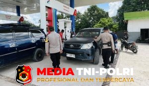 Polsek Hanau Gelar Patroli dan Pengamanan di SPBU Pembuang Hulu