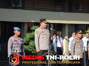 Kapolres Kotim Pimpin Apel Pagi Saat Jam Pimpinan, Beri Arahan Dan Beberapa Penekanan