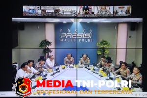 Polres Kotim Mengikuti Kegiatan Zoom Meeting Anev Pelayanan Publik Polri dan Pelayanan 110