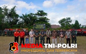 Siaga Tanggulangi Bencana Karhutla, Kodim 1015/Spt Bersama Perusahaan Swasta Gelar Latihan Karhutla