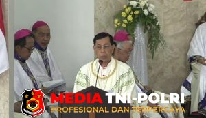 Misa Syukur 25 Tahun Tahbisan Uskup Mgr. Aloysius Maryadi Berlangsung Khidmat di Palangka Raya