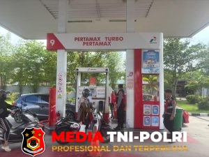SAT SAMAPTA POLRES KOTIM PATROLI HARKAMTIBMAS SAMBANGI SPBU DAN OBJEK VITAL