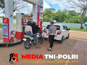 Situasi Tenang, Polsek Cempaga Pastikan SPBU Elfabi Jemaras Aman Pasca Penyesuaian Harga BBM