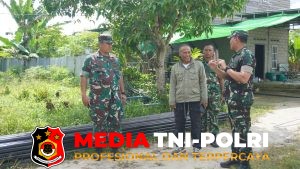 Dandim 1015/Sampit Dampingi Danrem 102/Pjg Tinjau Progres Pembangunan KDKMP