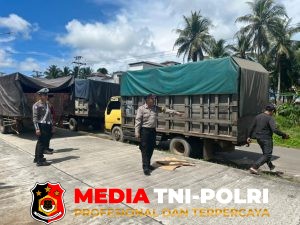 Pamapta III Polres Seruyan Gelar Patroli Dialogis, Tertibkan Parkir Liar di Jalan S. Parman