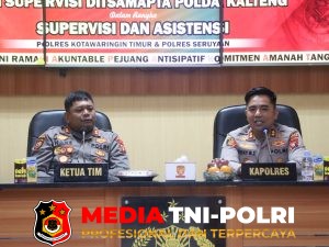 SUPERVISI PENILAIAN LOMBA PATROLI SAMAPTA DI POLRES KOTIM