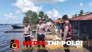 Sambang Warga Jaga Kamtibmas, Pamapta I Polres Seruyan Gelar Patroli Dialogis