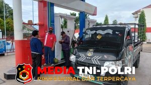 Pastikan Stok BBM Aman, Satreskrim Polres Seruyan Cek SPBU